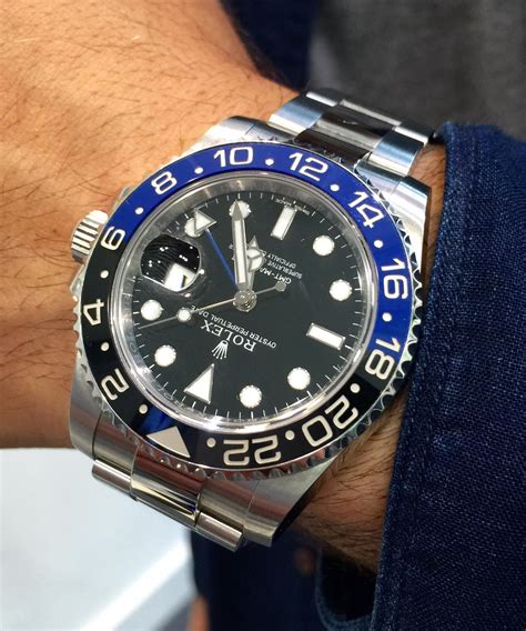 rolex gmt master batman price|batman rolex watch cost.